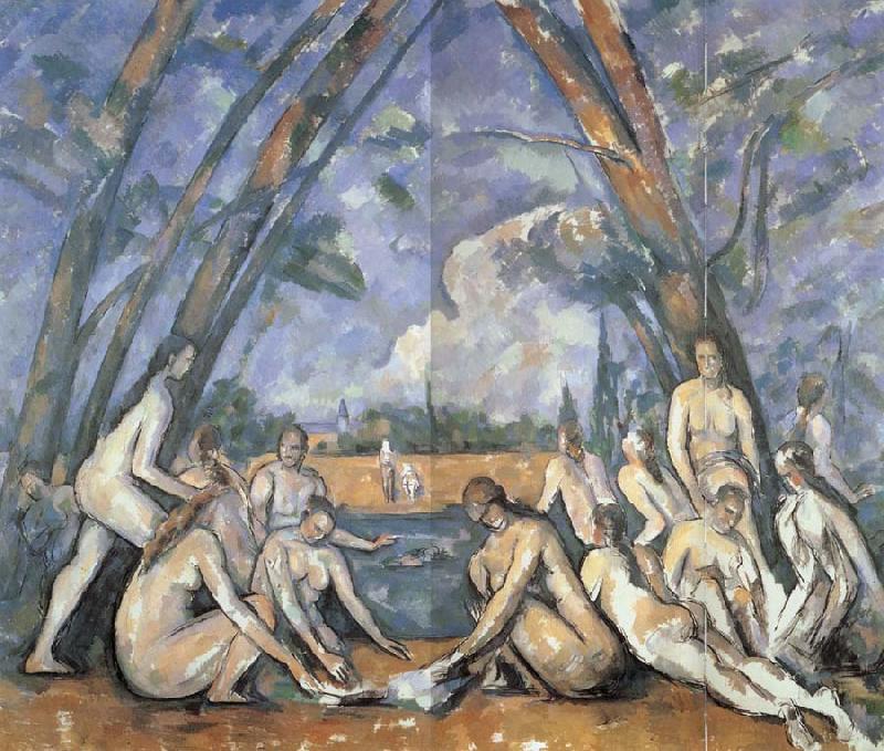 Paul Cezanne Large Bathers china oil painting image